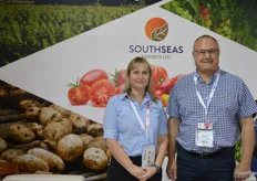 South Seas has year round vegetable production and exports to Asia, Pacific Islands, Canada and Australia from October to March. Nicole Metzger and Simon Watson.